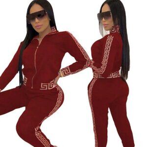 Women's Red tracksuit 2pc set